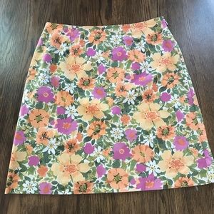Bright Floral Skirt